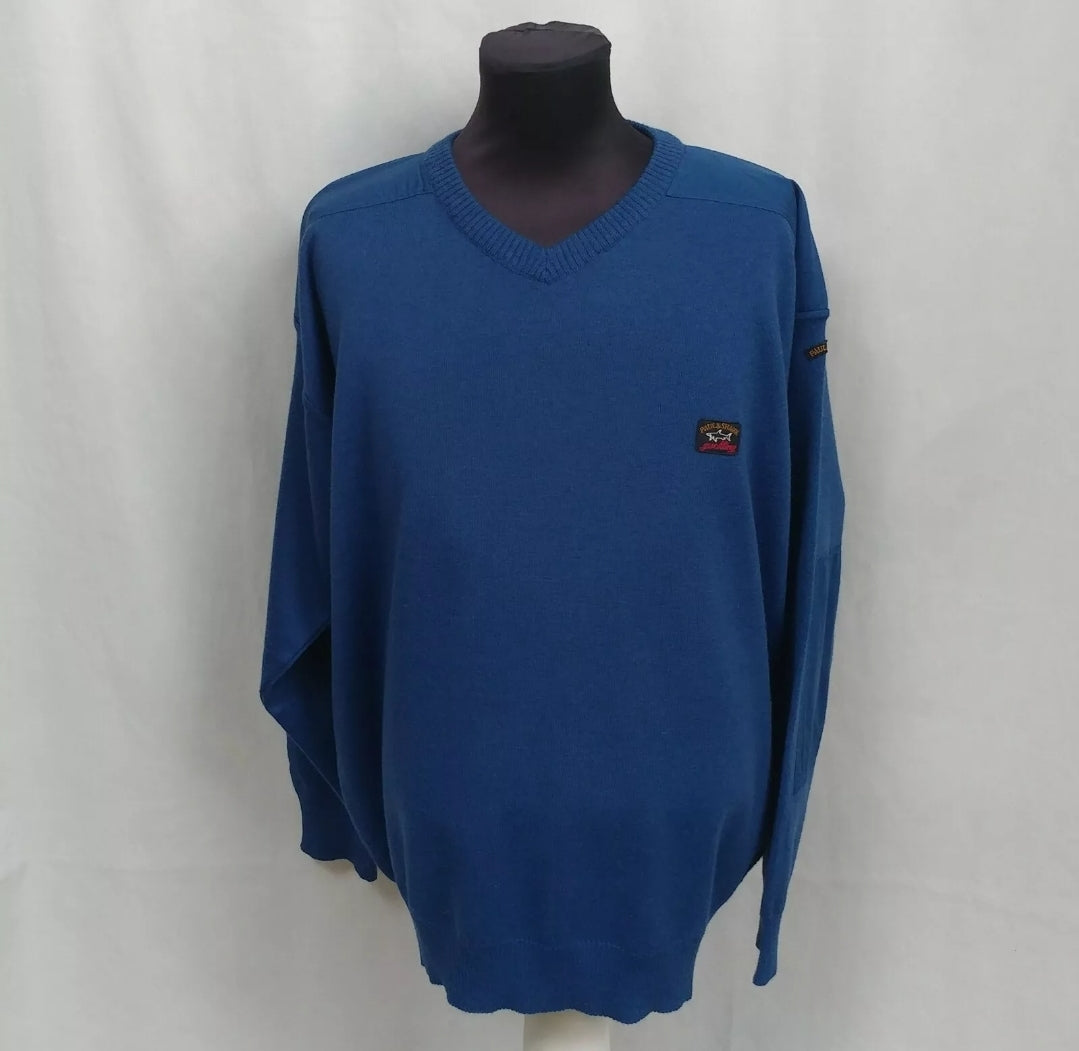 Paul & Shark Yachting Wool/Acrylic Pullover Sweater Mens 3XL