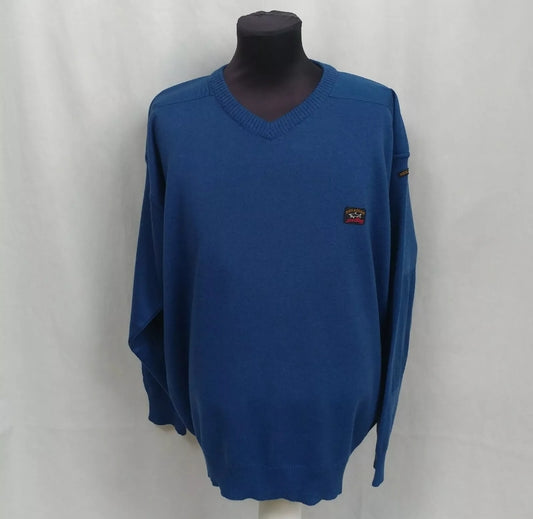 Paul & Shark Yachting Wool/Acrylic Pullover Sweater Mens 3XL