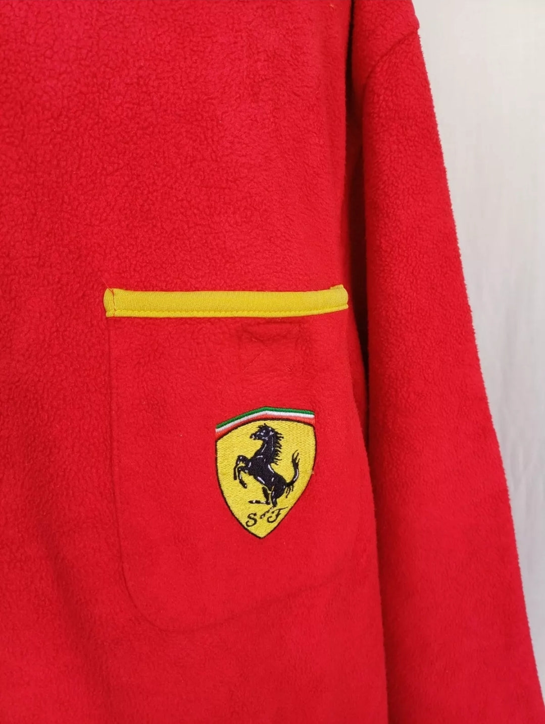 Vinatge 1999 Ferrari Racing Zip Fleece Jacket Mens XL