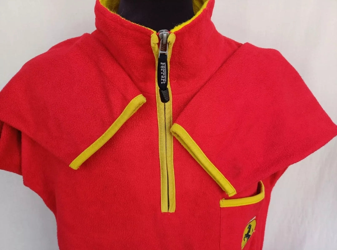 Vinatge 1999 Ferrari Racing Zip Fleece Jacket Mens XL