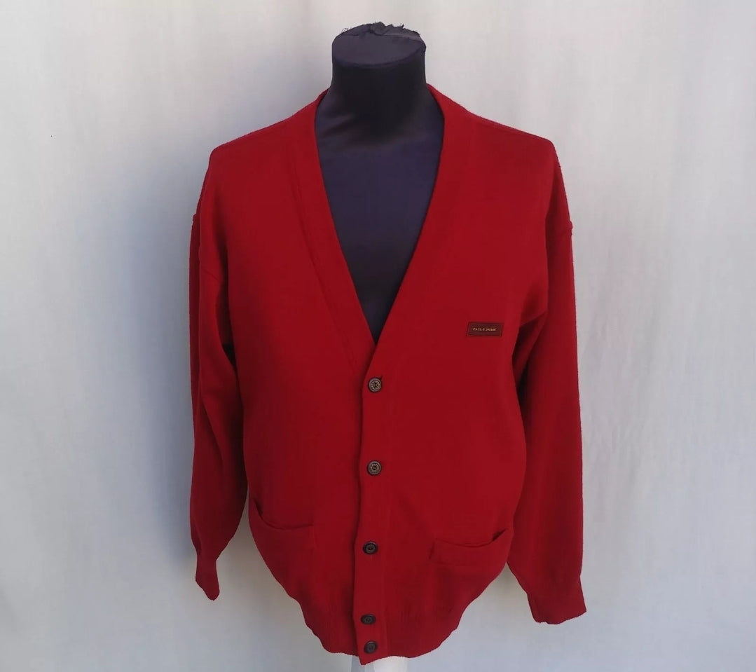 Paul & Shark Yachting Wool/Acrylic Button Cardigan Mens S