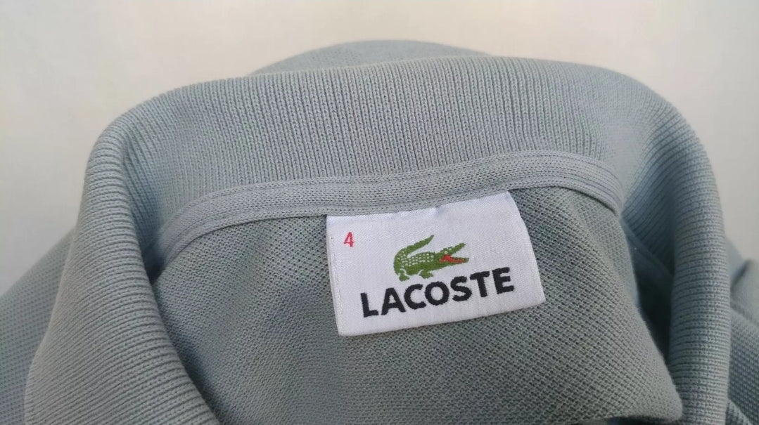 LaCoste Polo Button Shirt Cotton Long Sleeve 4/Mens M