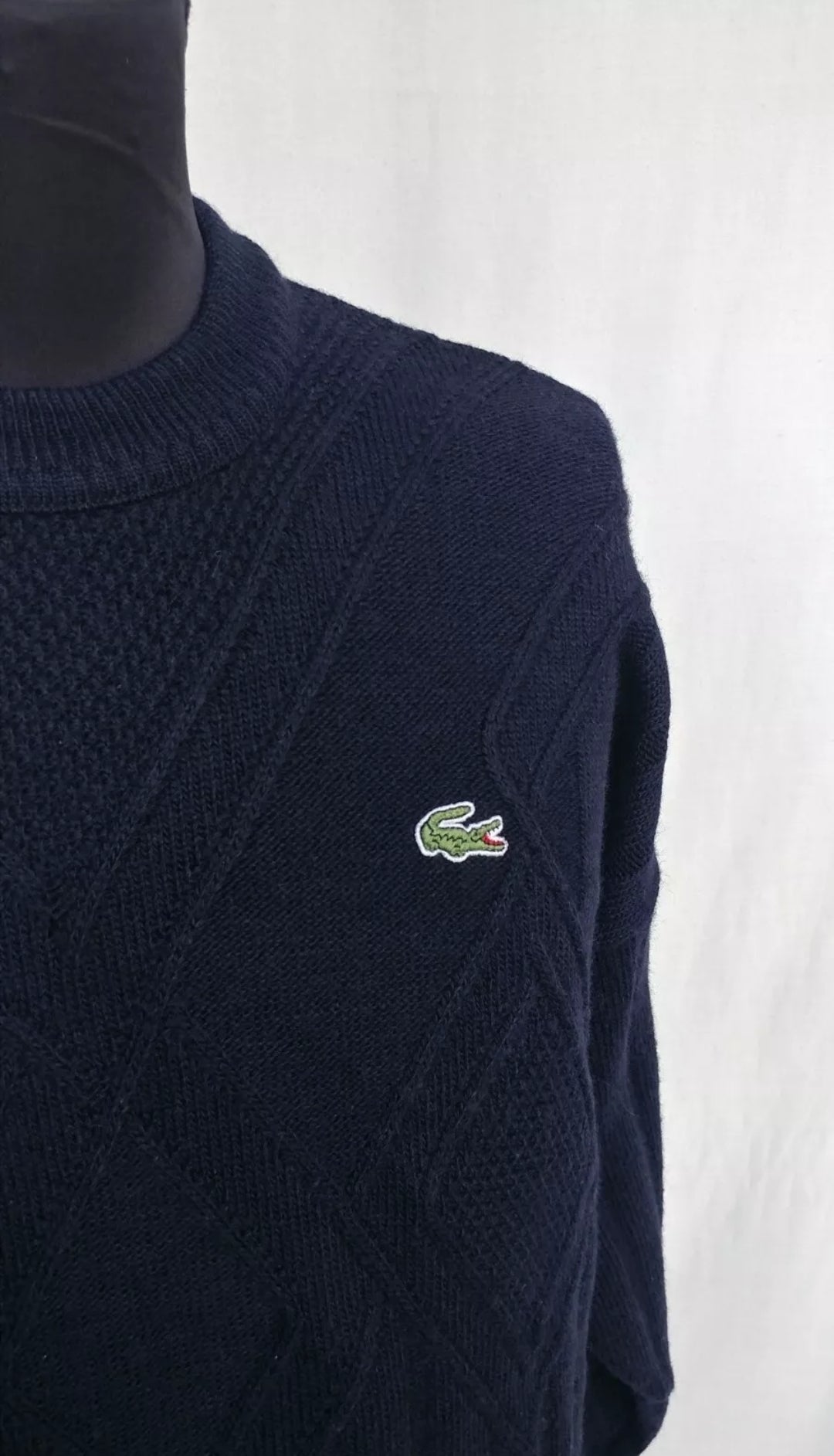 Vintage Lacoste Wool/Acrylic Pullover Sweater 4/Mens M