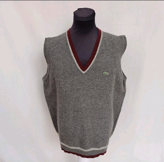 Lacoste Lambswool Vest/Sleeveless Sweater 9/Mens 2XL