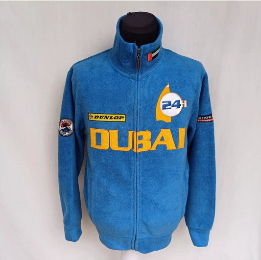 Dutch National Racing Team 2010 Dubai Dunlop Zip Fleece Jacket Mens S