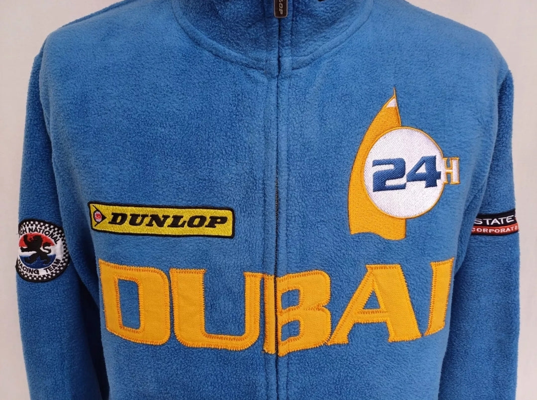 Dutch National Racing Team 2010 Dubai Dunlop Zip Fleece Jacket Mens S