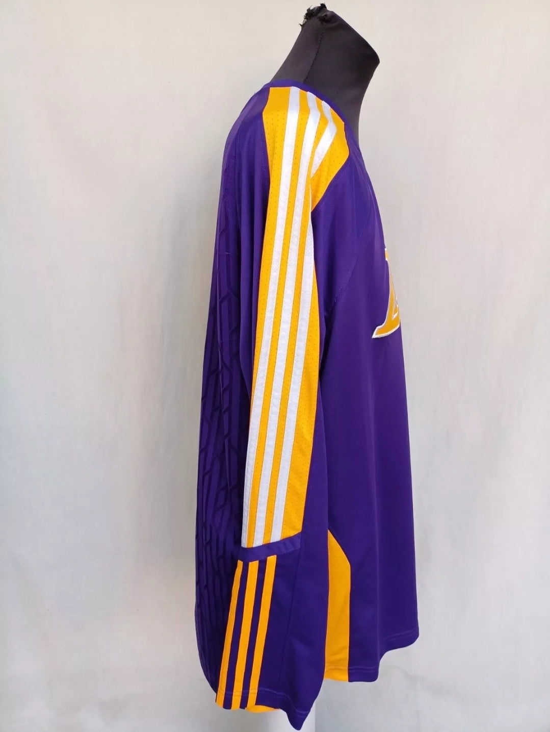 LA Lakers 2010 Adidas Warm Up Basketball Shirt Mens L