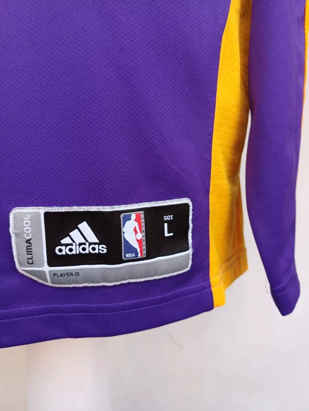 LA Lakers 2010 Adidas Warm Up Basketball Shirt Mens L