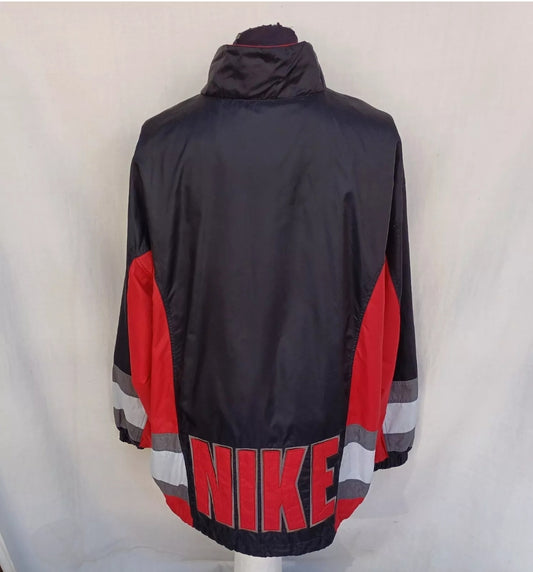 Vintage Nike Nylon Spellout Lightweight Jacket Mens XL