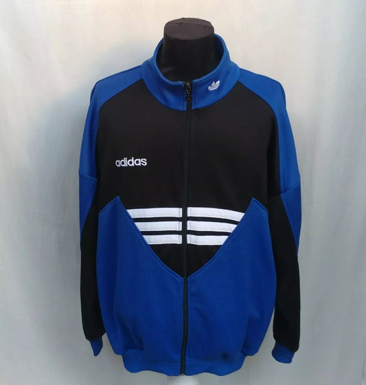 Vintage 1995 Adidas Football Track Top Jacket Mens L