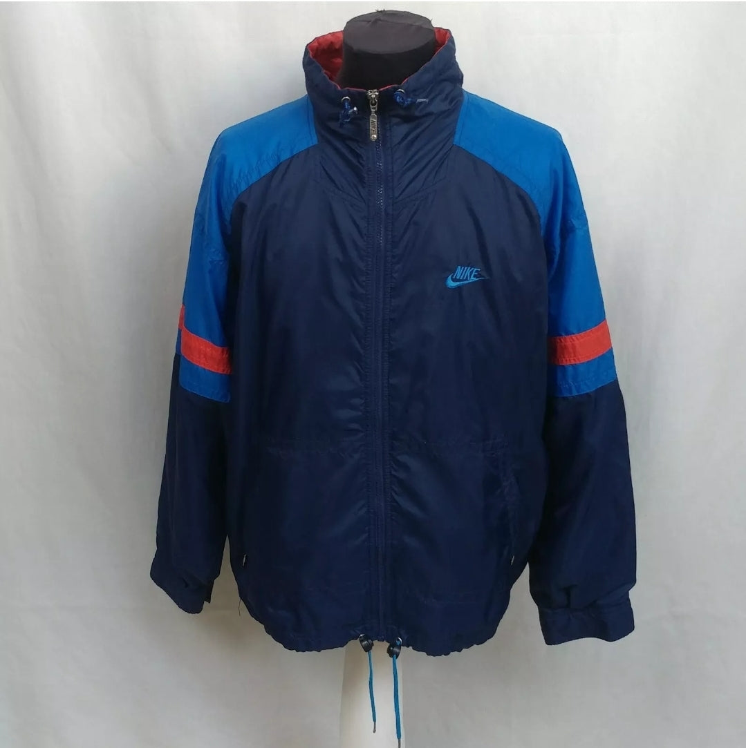 Vintage 90s Nike Nylon Track Top Jacket Mens M