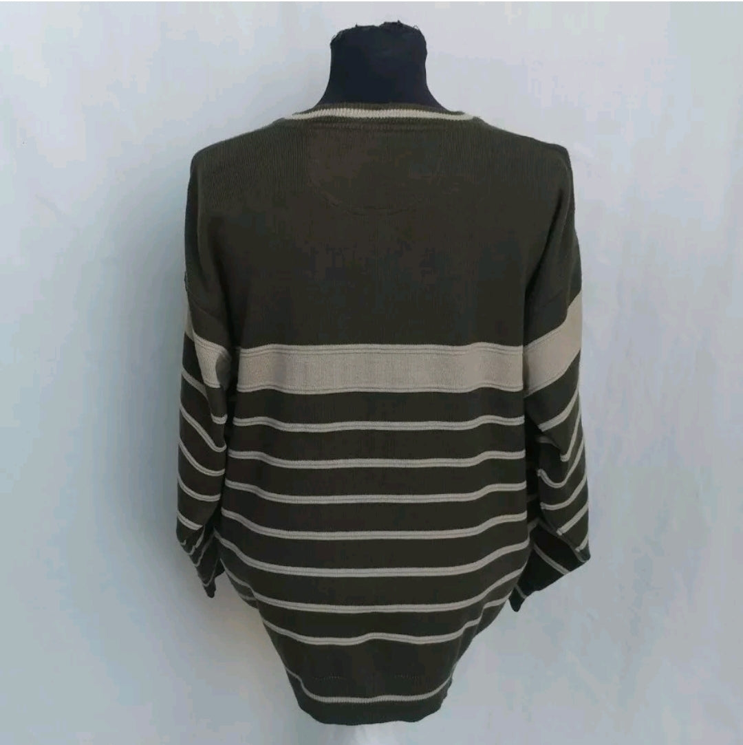 Paul & Shark Yachting Wool/Acrylic Striped Sweater Mens XL