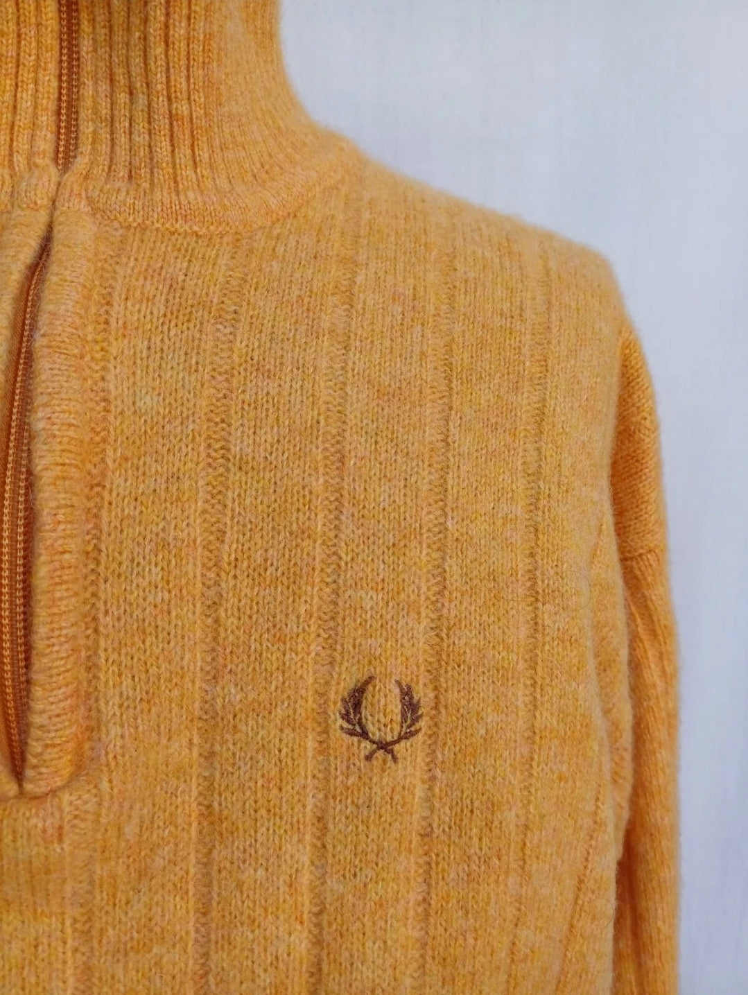 Vintage Fred Perry Wool Knit Pullover Sweater 54/Mens L