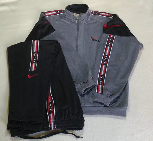 Vintage USA Nike Full Track Suit Jacket & Pants Mens L