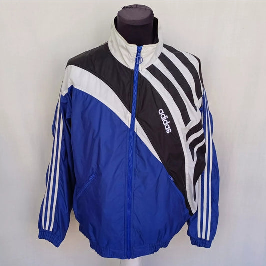 Vintage 90s Adidas Nylon Track Top Jacket Mens M