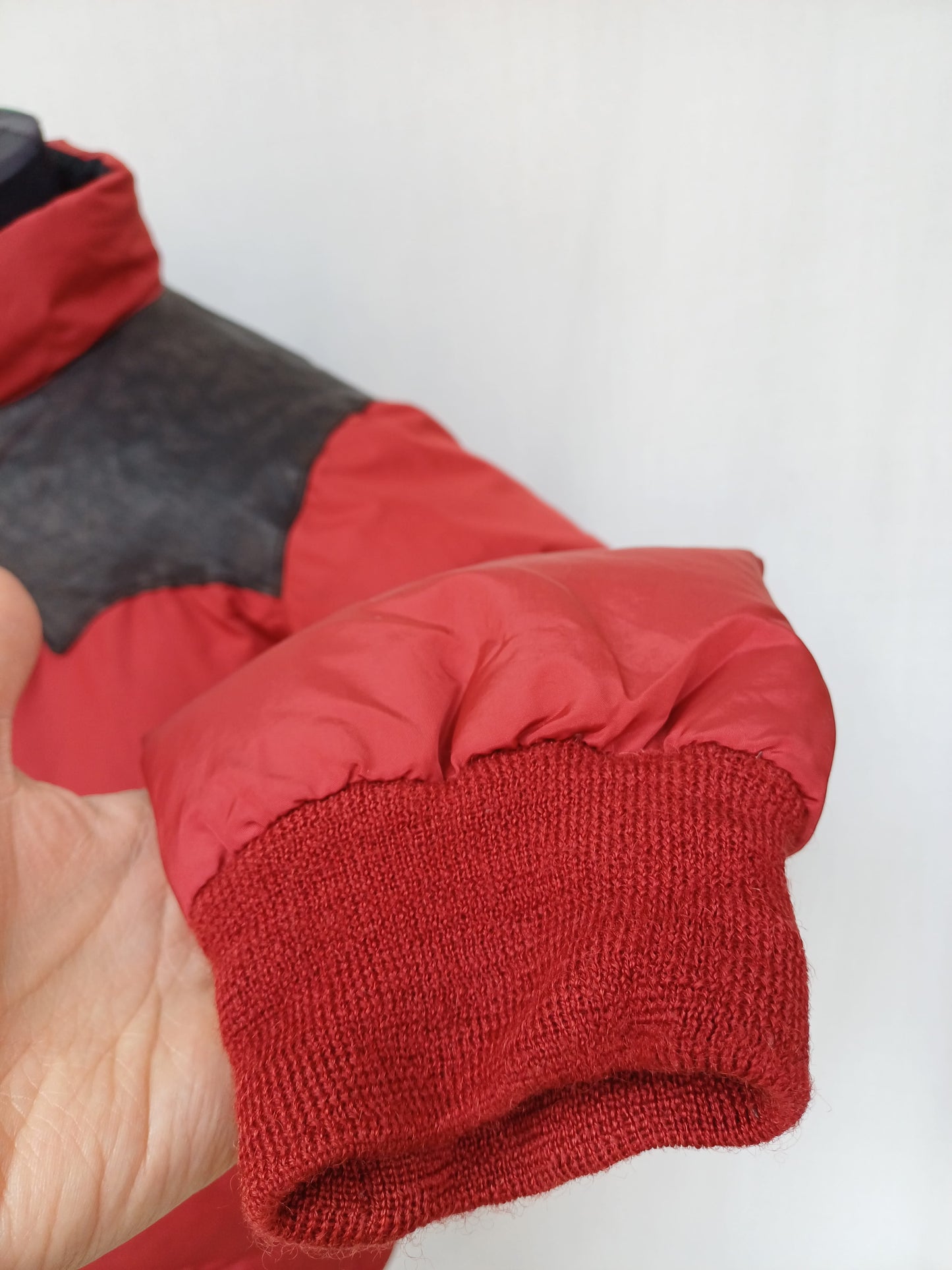 Vintage Double Ralph Lauren RRL Leather Quilted Down Puffer Jacket Mens S