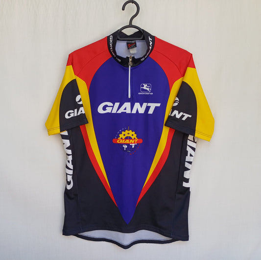 Vintage Giant Giordana 1/4 Zip Cycling Jersey Mens XL