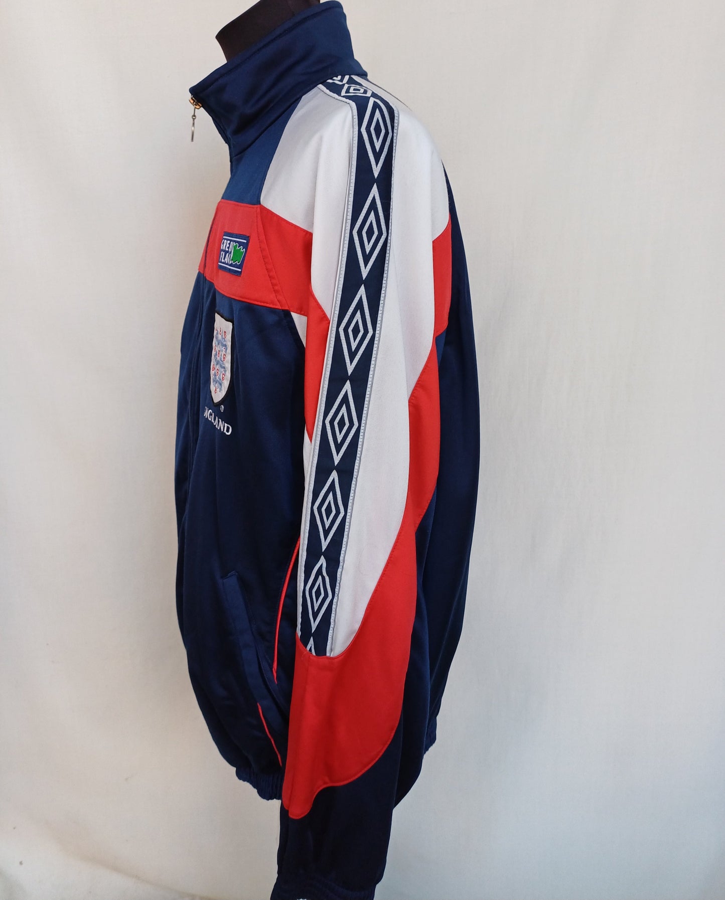 England 1998/1999 Umbro Track Top Jacket Mens L