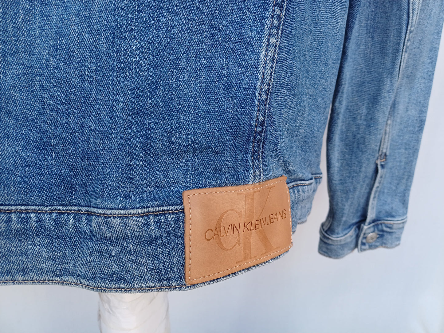 Calvin Klein Jeans Foundation Trucker Denim Jacket Mens XL