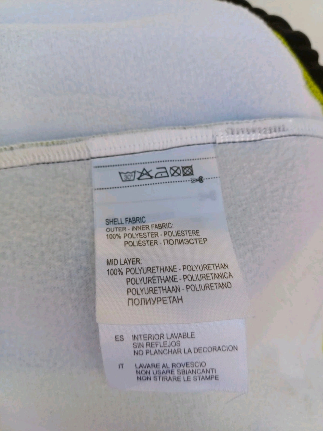 Scott Cycling Zip Windbreaker Long Sleeve Jersey Mens L