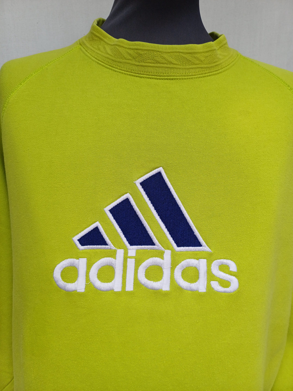 Vintage 90s Adidas Equipment Big Logo Crew Neck Sweatshirt Mens L
