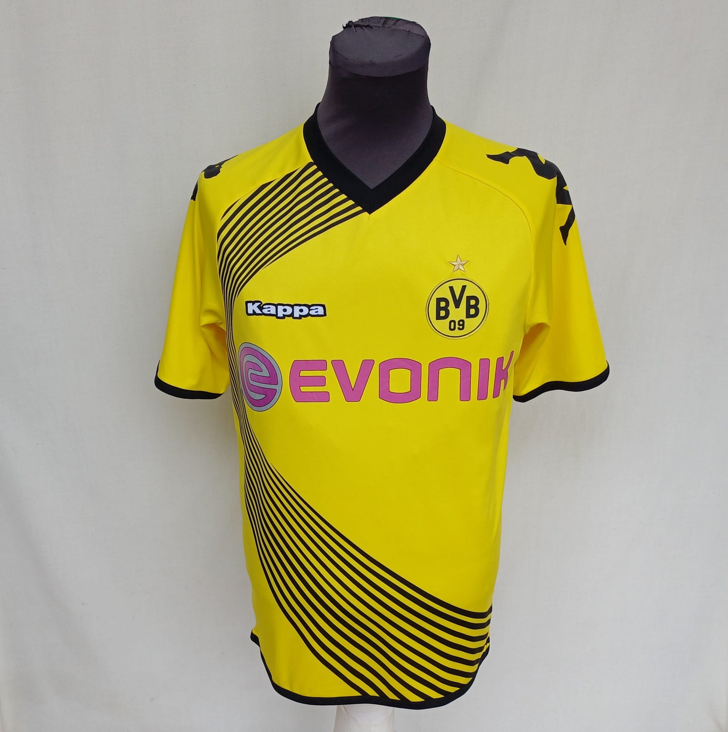 Borussia Dortmund 2011/12 Champions League Kappa Football Shirt Mens S