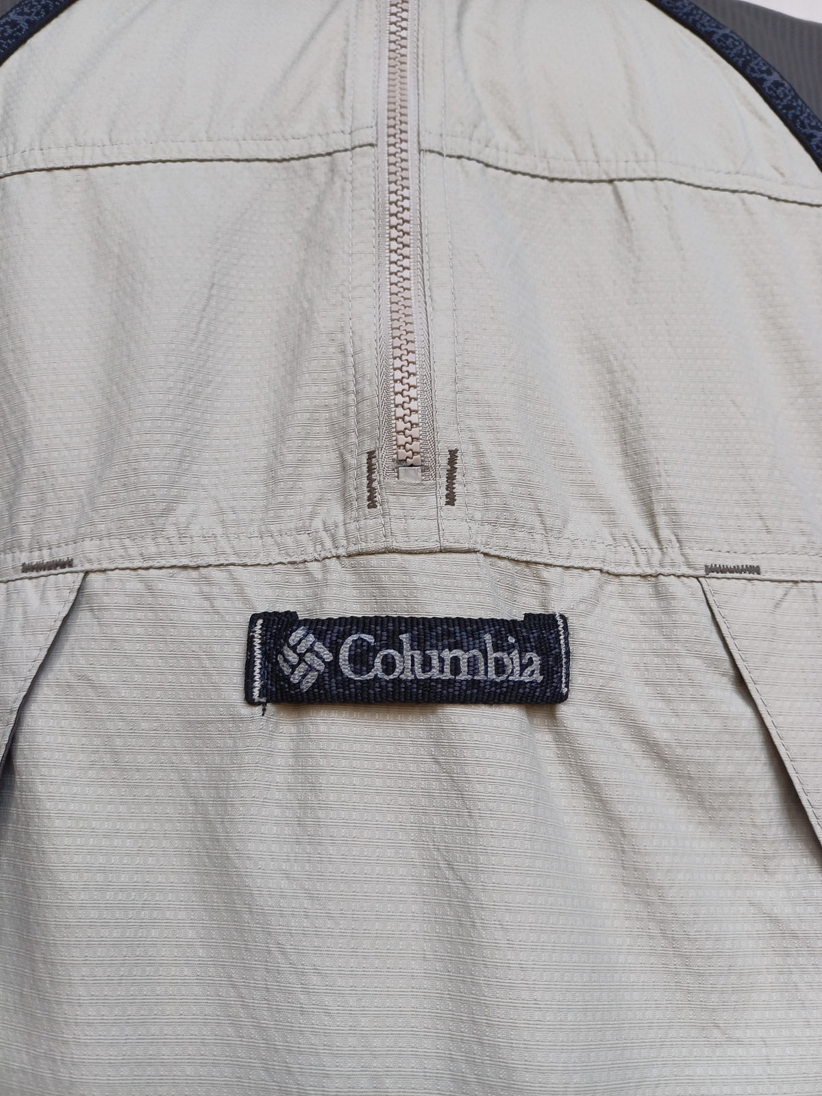 Vintage Columbia Zip Nylon Windbreaker Mens S Fits S/M