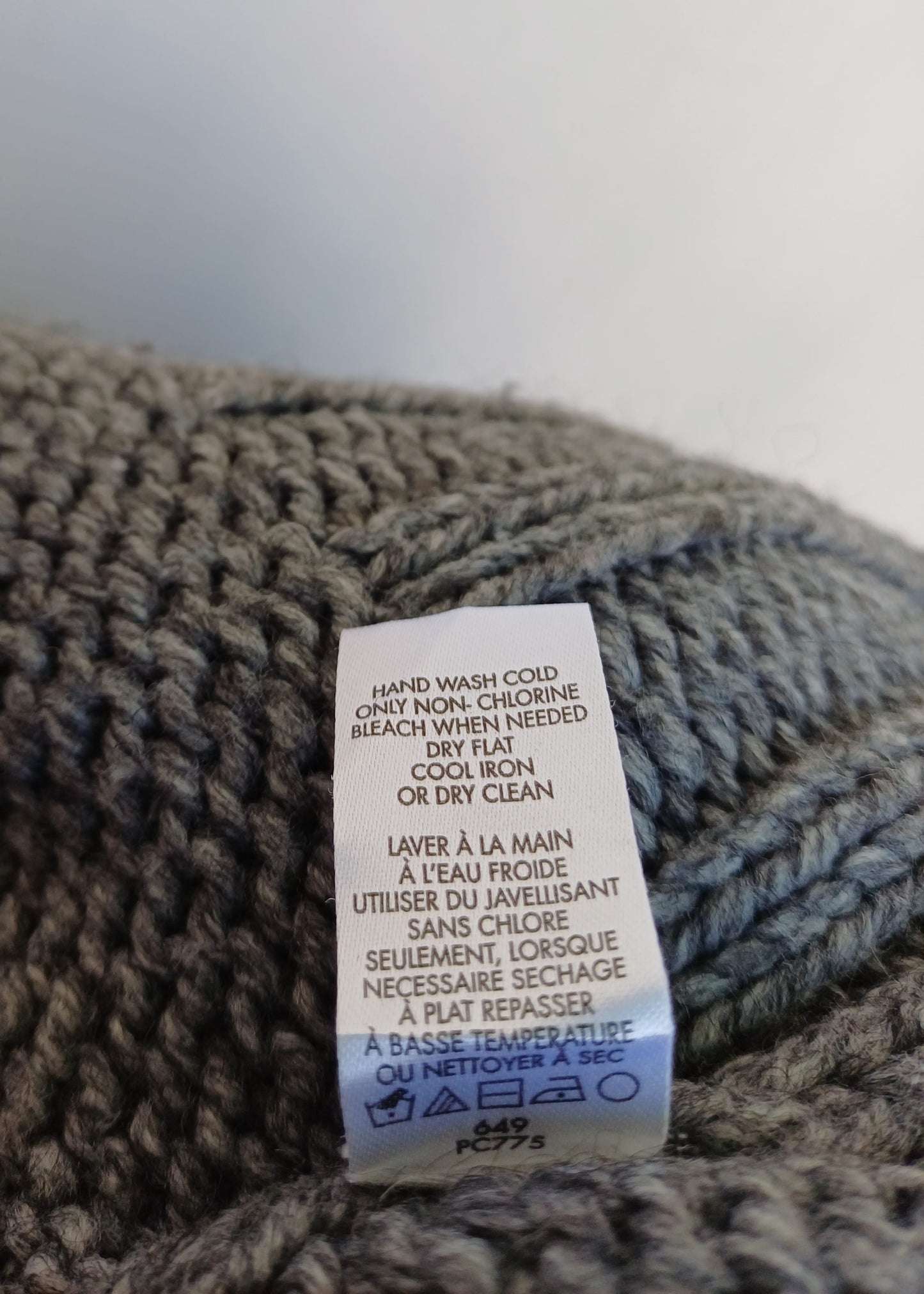 Calvin Klein Shawl Collar Acrylic/Wool/Alpaca Knit Sweater Mens S/M