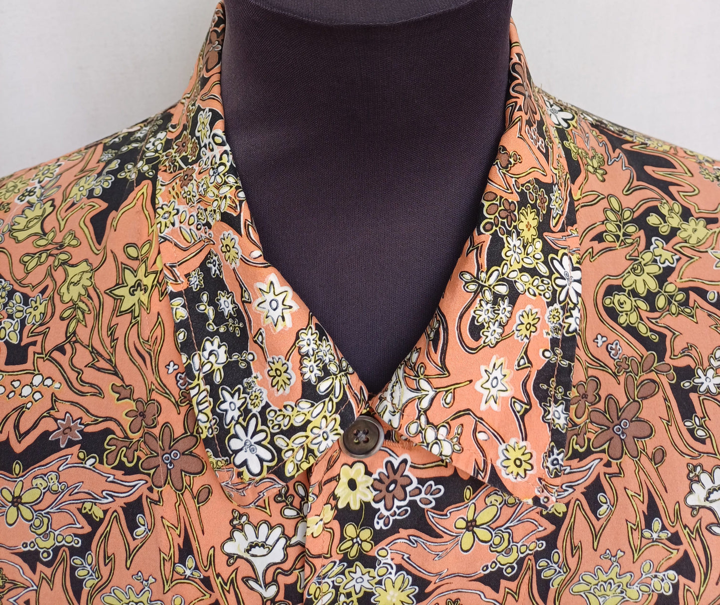 Our Legacy S/S 2020 Floral Print Button Box Shirt Size 50/Mens L RRP $300