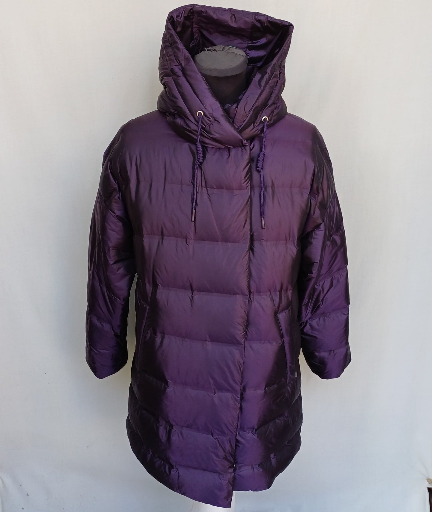 Zara Water Repellent Hooded Down Puffer Coat Jacket Size S