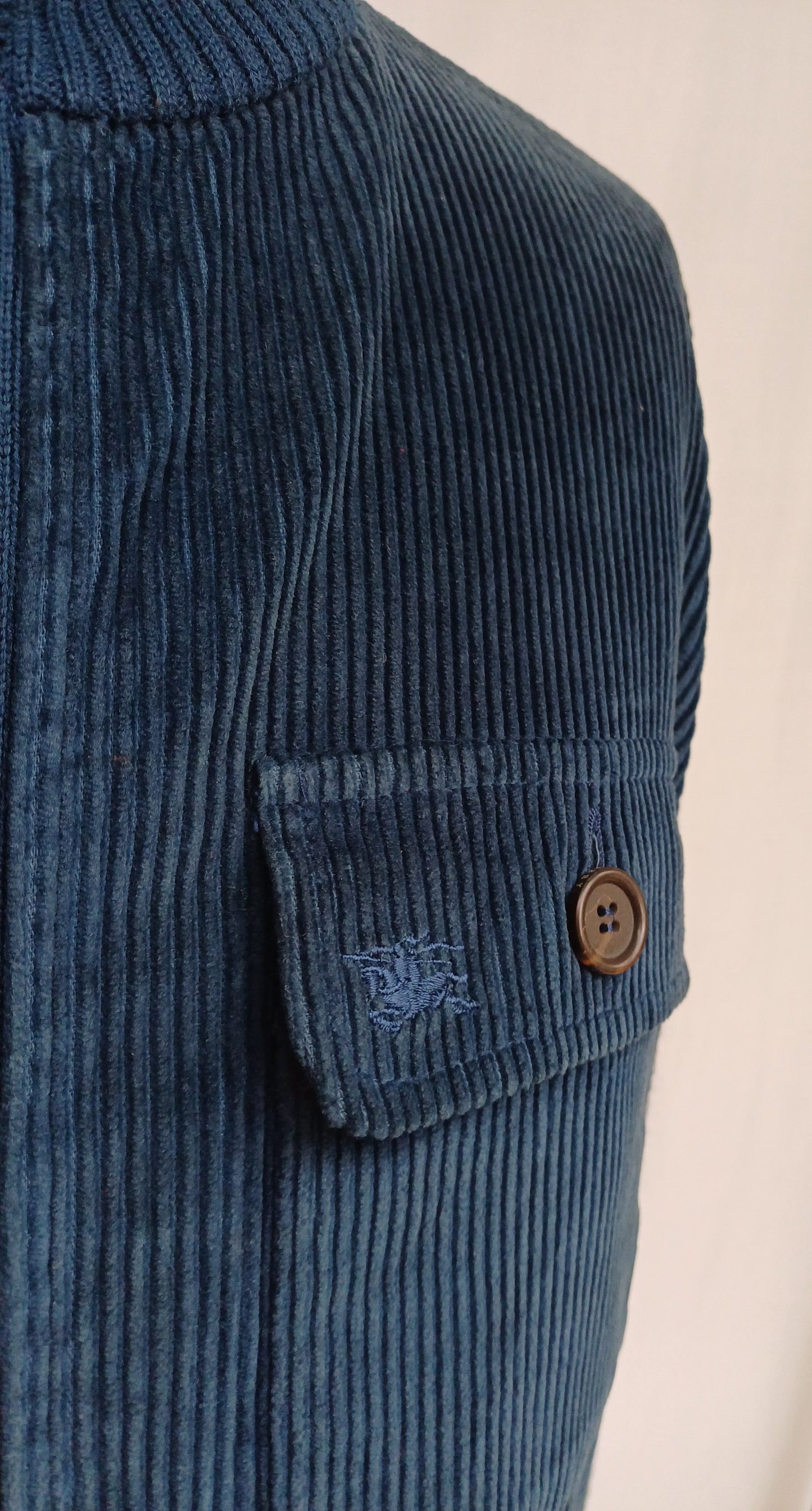 Burberry London Corduroy Wool/Acrylic Button Jacket Size 6/Mens L
