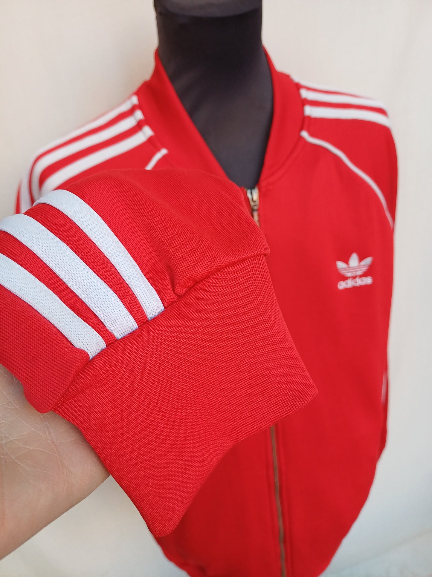 Adidas Originals Superstar Zip Track Top Jacket Striped Mens L