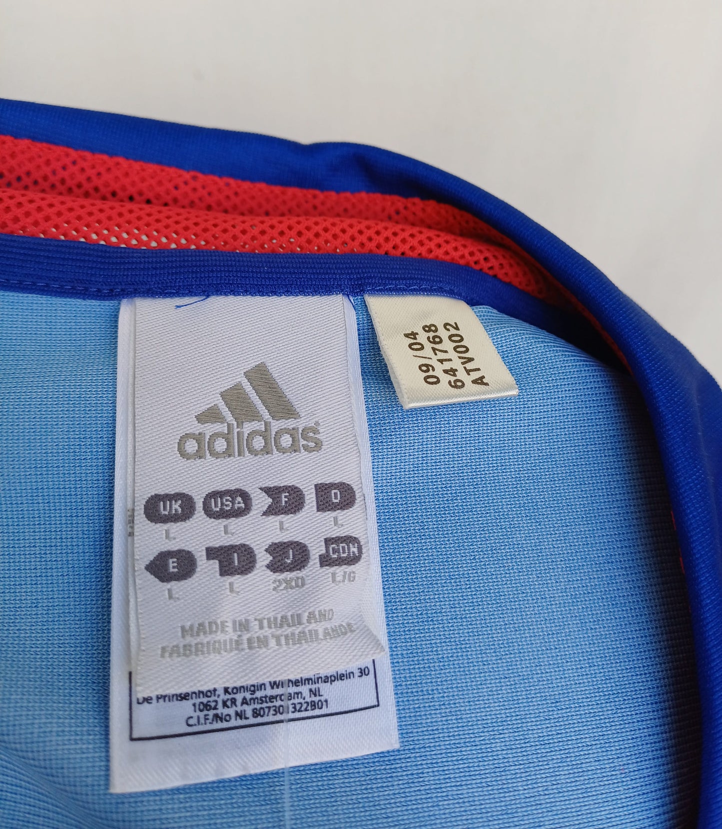 New With Tags France 2004 Euro Home adidas Shirt Mens L