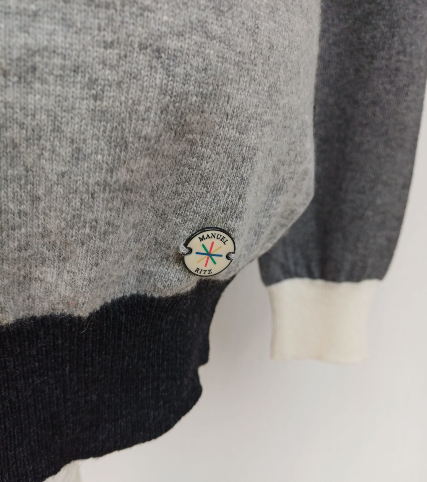 New Without Tags Manuel Ritz Wool/Cashmere Button Cardigan Sweater Mens M