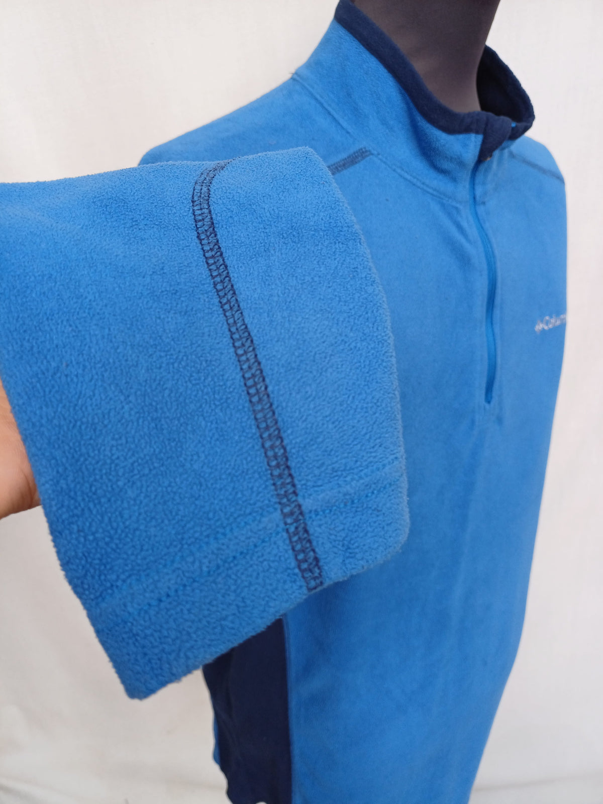 Columbia Zip Fleece Pullover Mens M