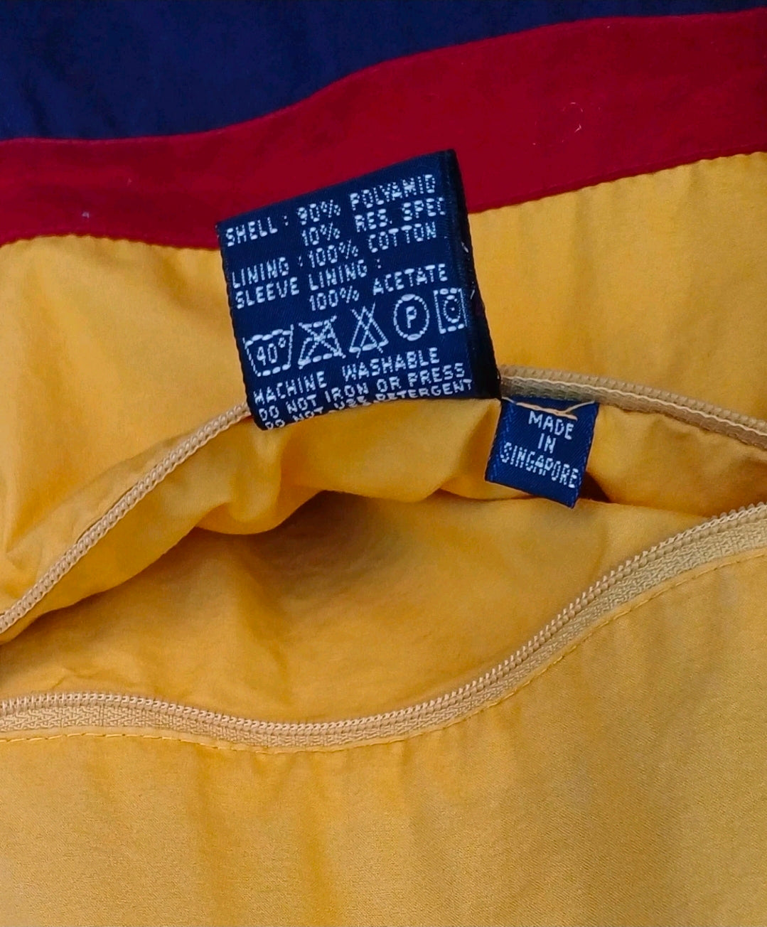 Vintage Gant US Open Golf Zip/Snap Jacket Mens XL