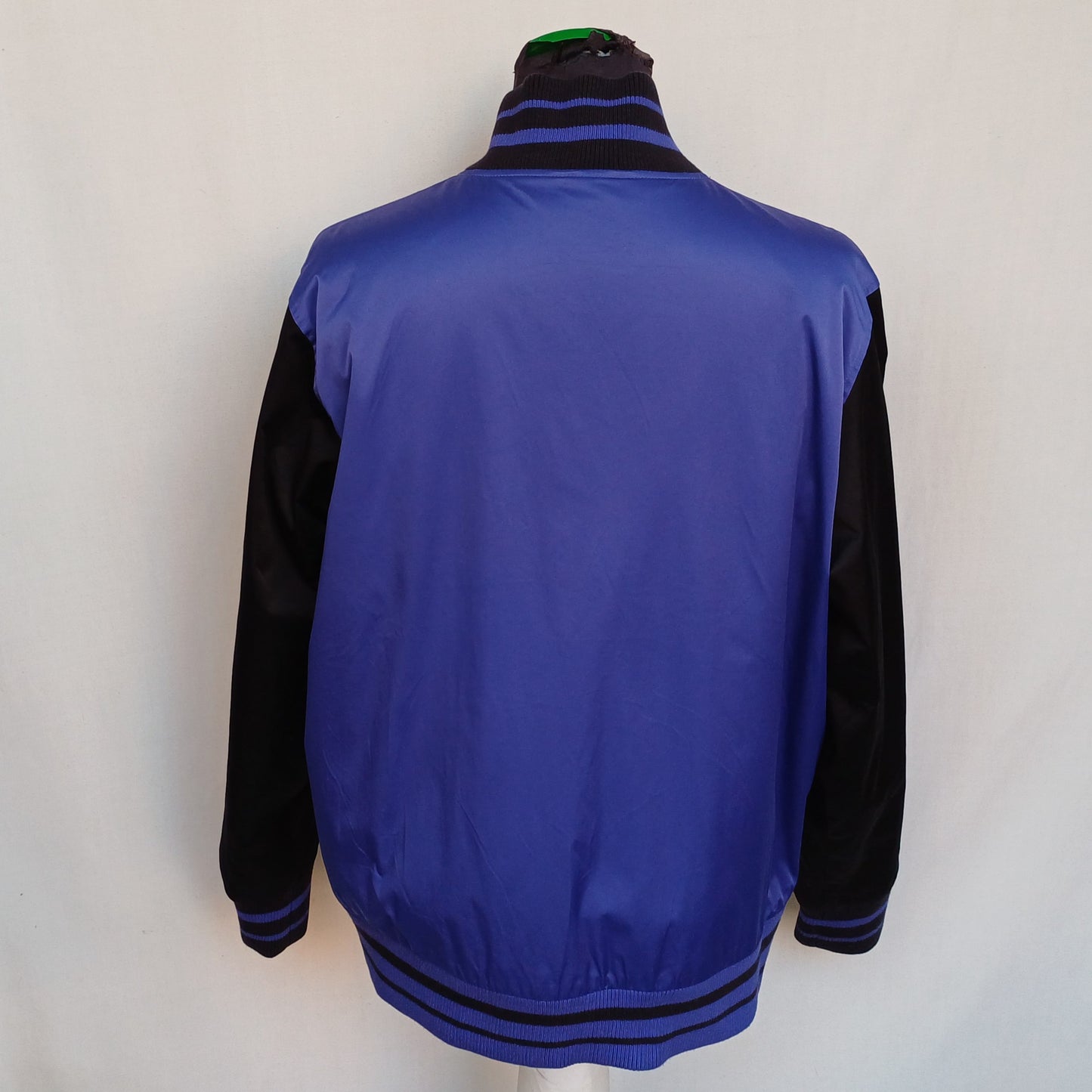 Nike Neon Lining Button Varsity Jacket Mens L