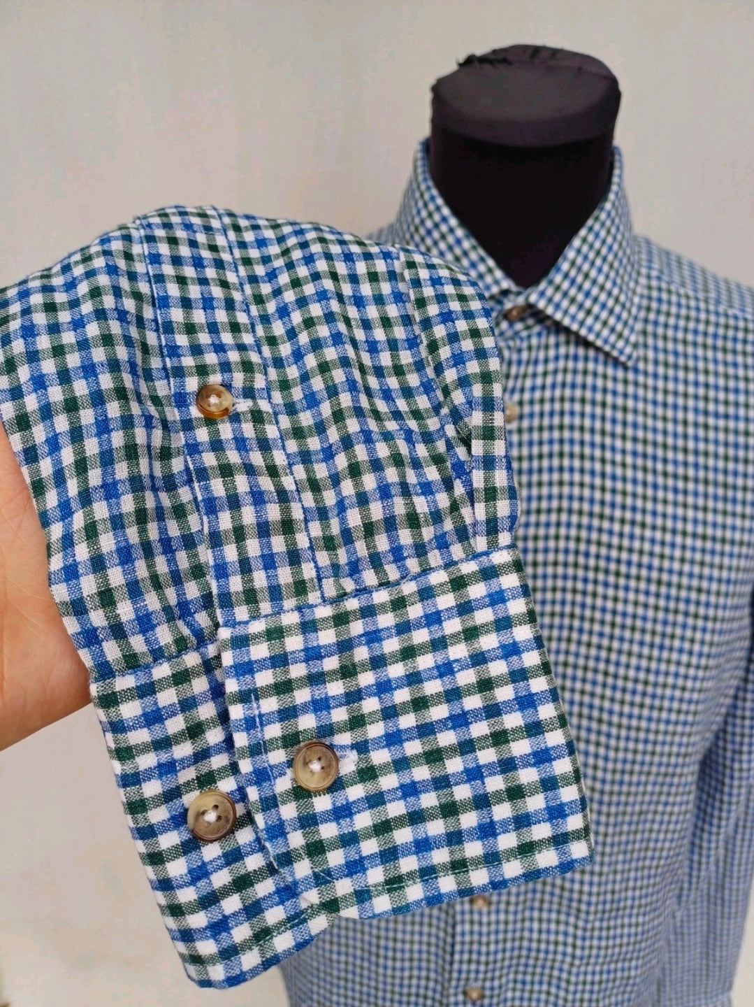 Lot Of 2 Suitsupply Pure Linen Long Sleeve Button shirt Size 40/15.75/Mens L