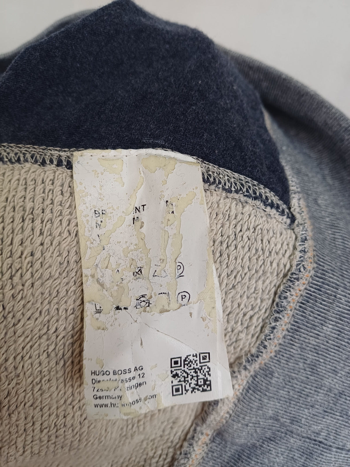 Hugo Boss Button Hooded Pullover Sweater Mens M