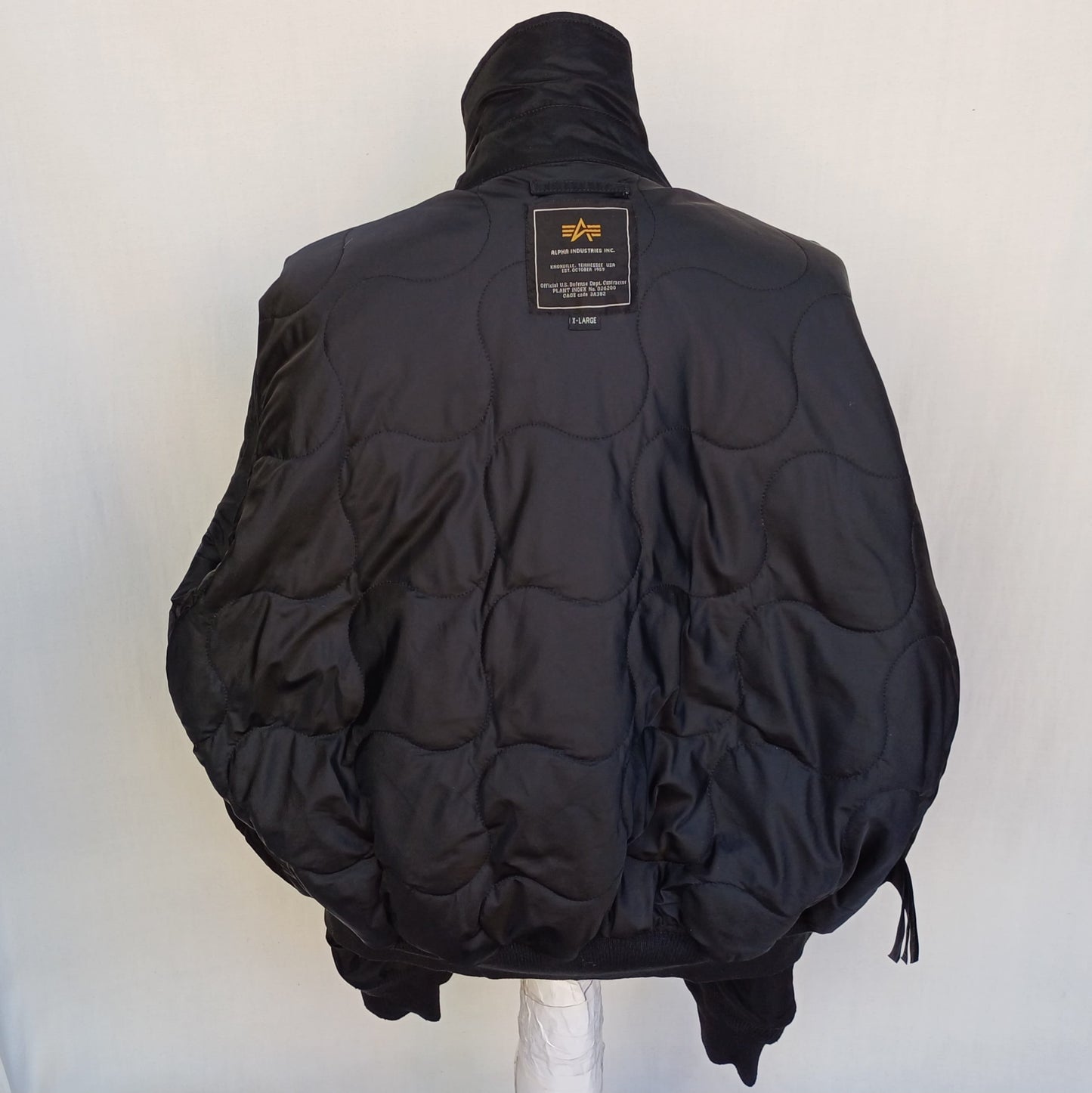 Alpha Industries CWU-45/P Full Zip Flight Bomber Jacket Size Mens XL