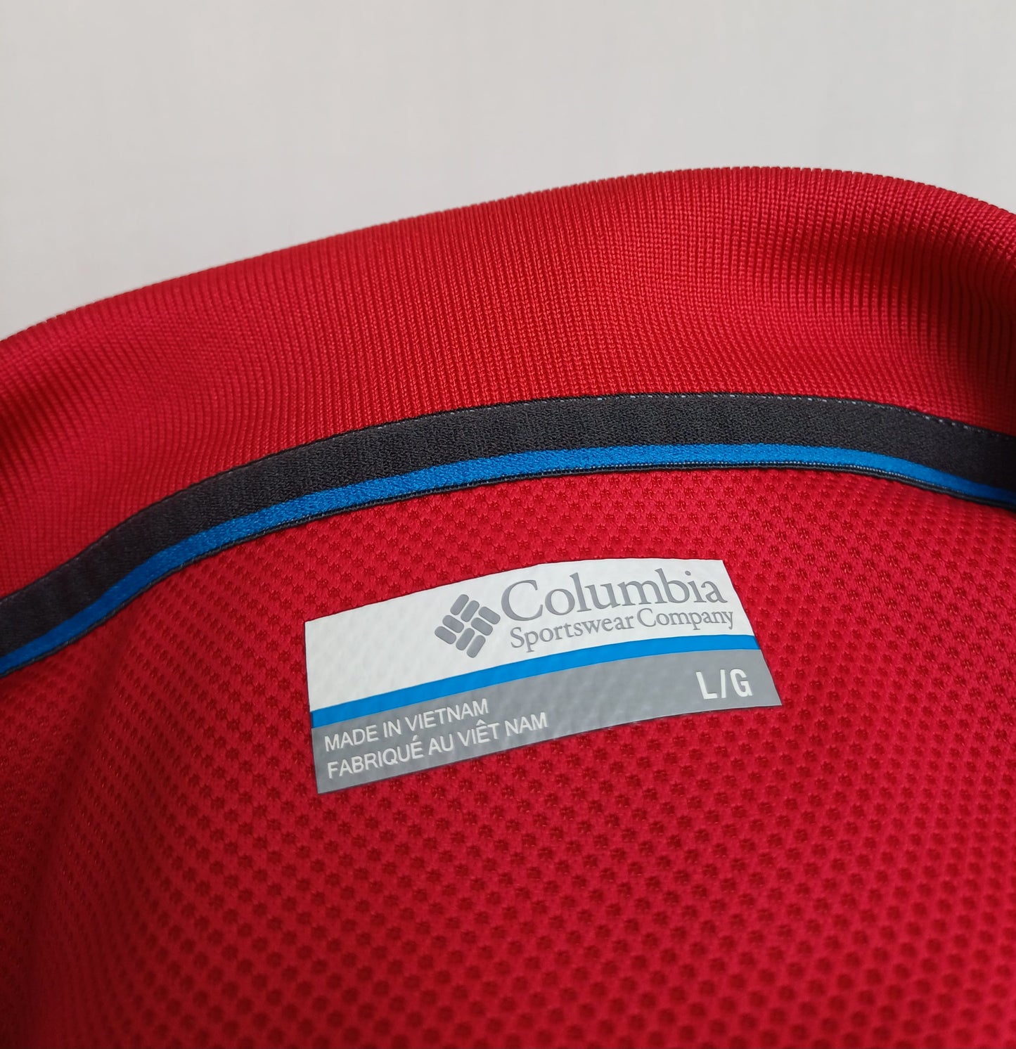 Columbia Omni-Shade Polo Button Shirt Mens L