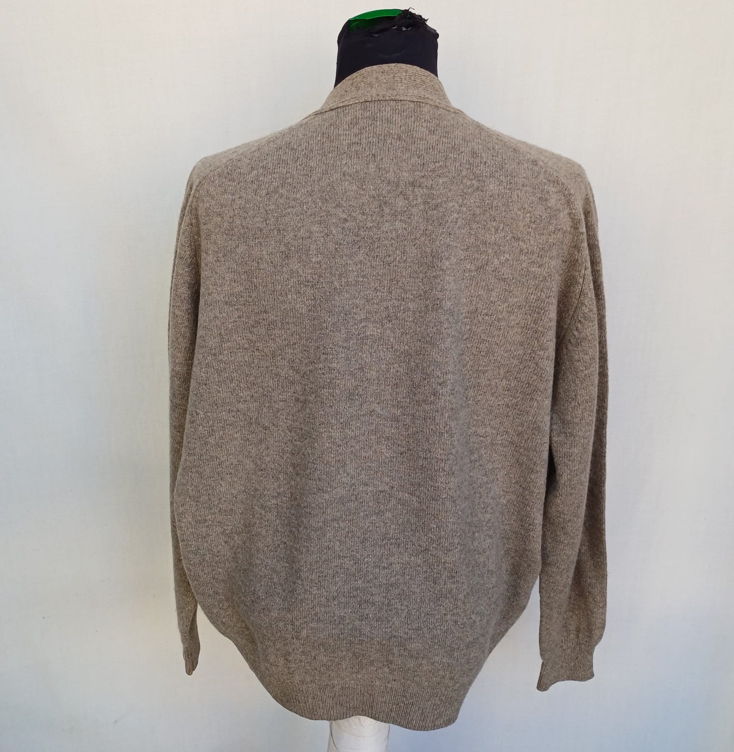Vintage Marion Roth Pure Lambswool Button Cardigan Sweater Mens XL