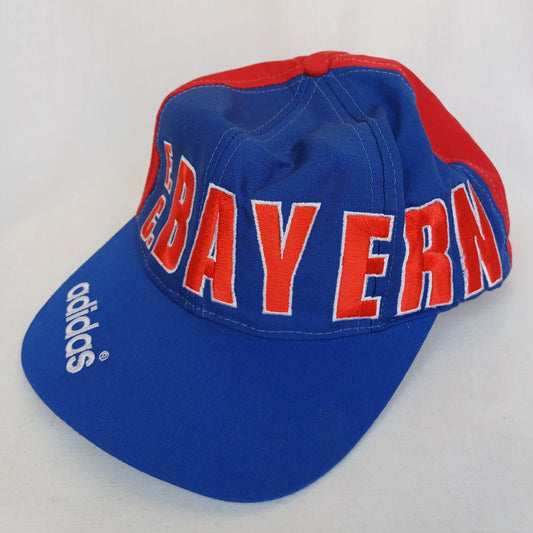Vintage 90s Bayern Munich Adidas Snapback Hat One Size Adult