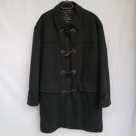 Tiroler Loden Moessmer Mens Wool/Alpaca Duffle Coat Long Overcoat EU 48