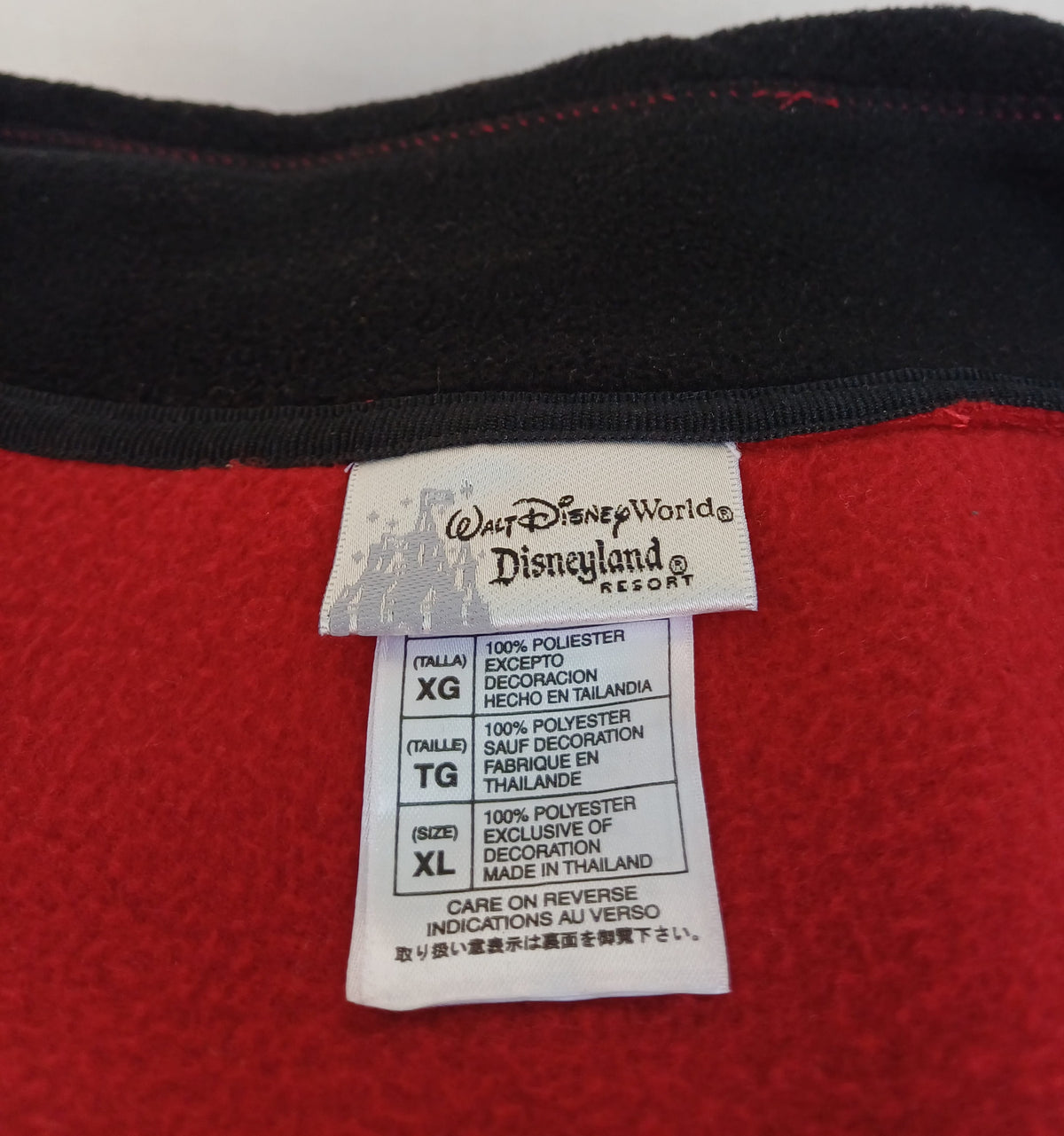 Walt Disney Expedition Everest Summit Team Zip Fleece Jacket Mens XL/2XL