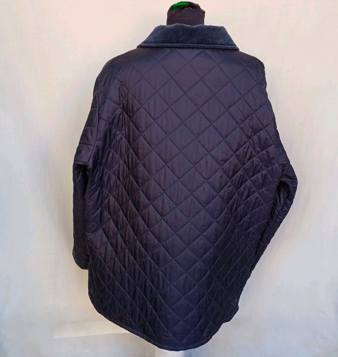 Barbour Liddesdale Quilted Snap Padded Jacket Mens 2XL