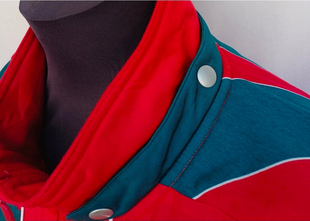 Vintage 90s Reebok Big Logo Full Zip Track Top Jacket Mens L