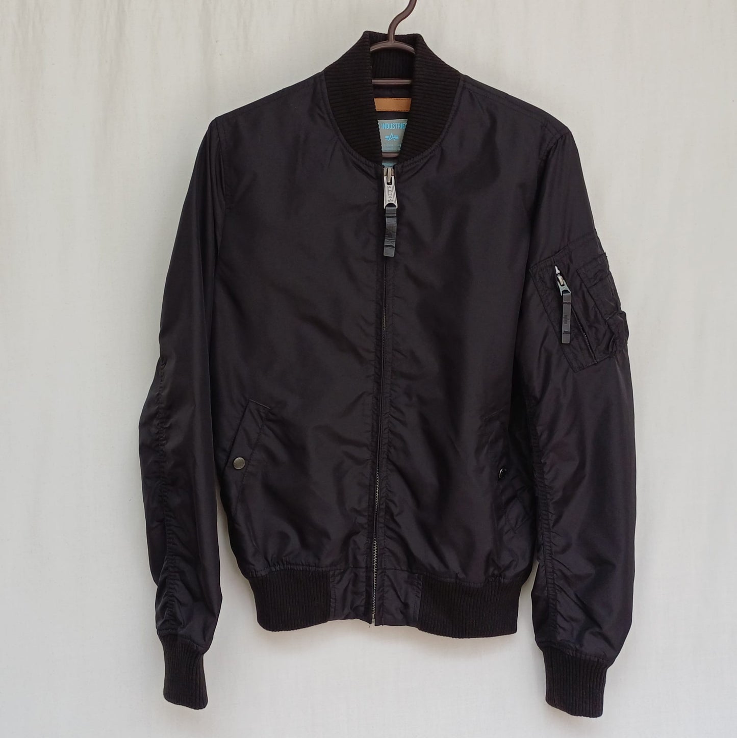 Alpha Industries Full Zip MA-1 Bomber Jacket Size Boys M