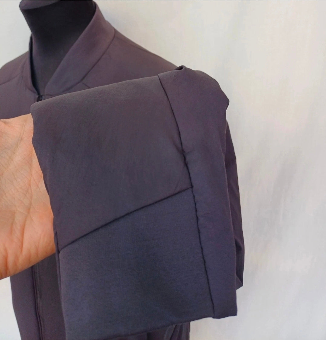 Arcteryx Seton Bomber Zip Jacket Gray Lightweight Mens M