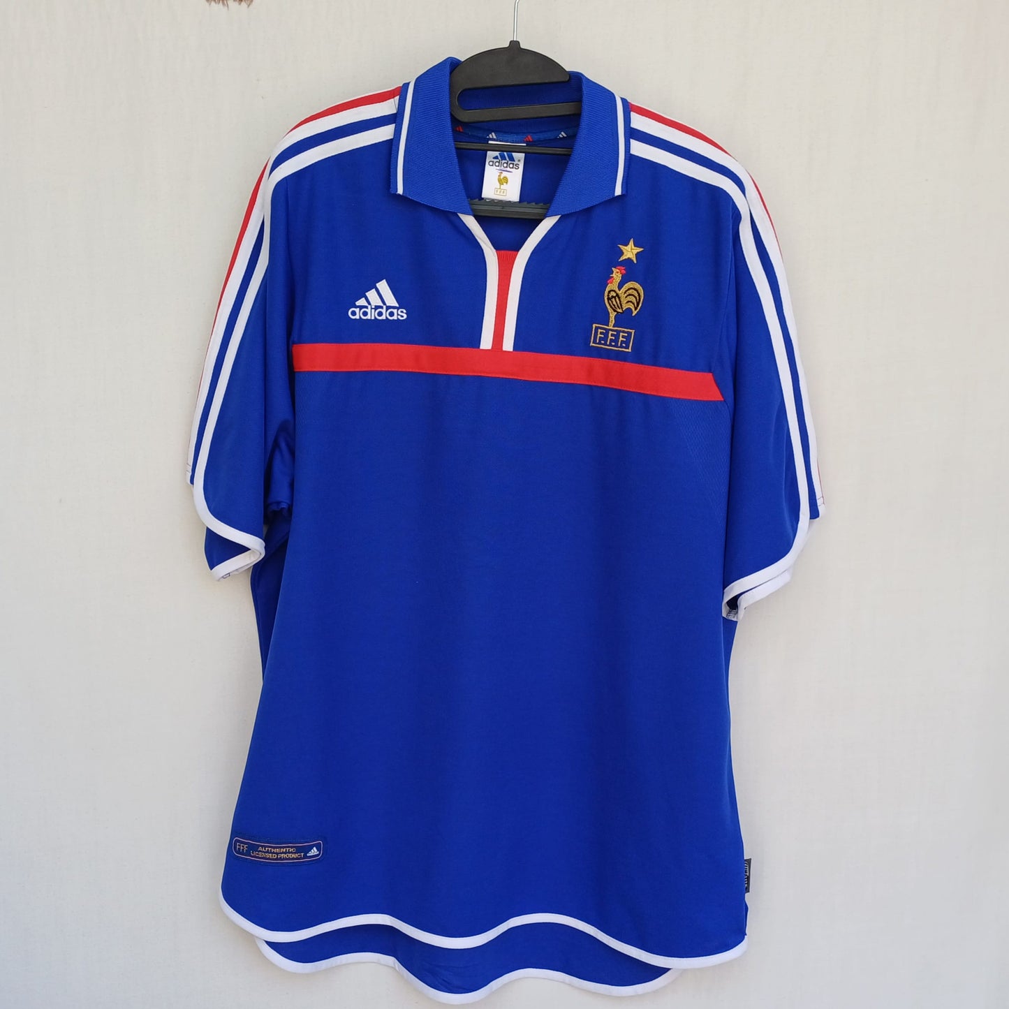France 2000 Euro Home adidas Shirt Mens XL